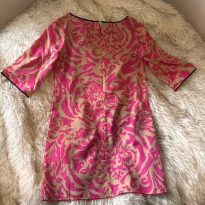 New without tags Loft pink and beige dress size 10